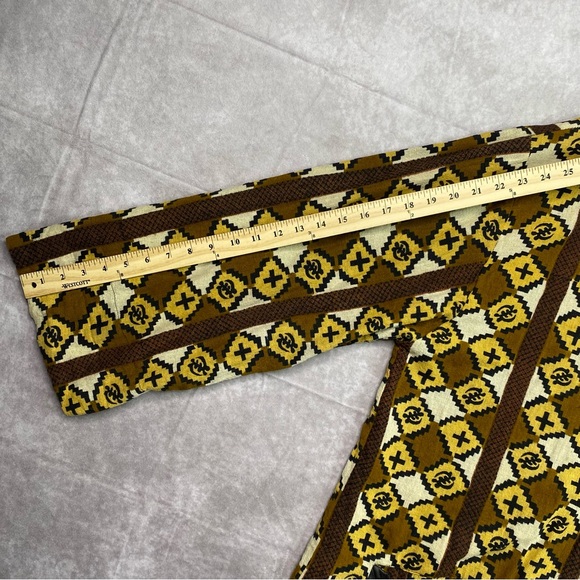 Shermarke Vintage Coat Adult One Size Gye Nyame Ghana Adrinka Symbol Collared - Picture 16 of 16